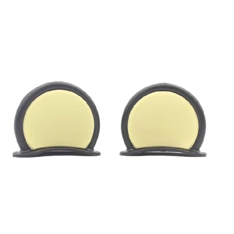 Playful Bear Themed Helmet Accessories 2PCS Plastic Decoration Lightweight Design Fit for Most Helmets Easy Installation