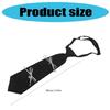 Youthful Bowknot Embellished Campus Tie Aesthetic School Girls Uniform Pre Tied Necktie Adjustable Tie Shirt Accessory