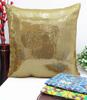Yuga Decorative Shiny Beige Sequin Glitter Pillow Cover Throw Metallic Cushion Case 12 X 12