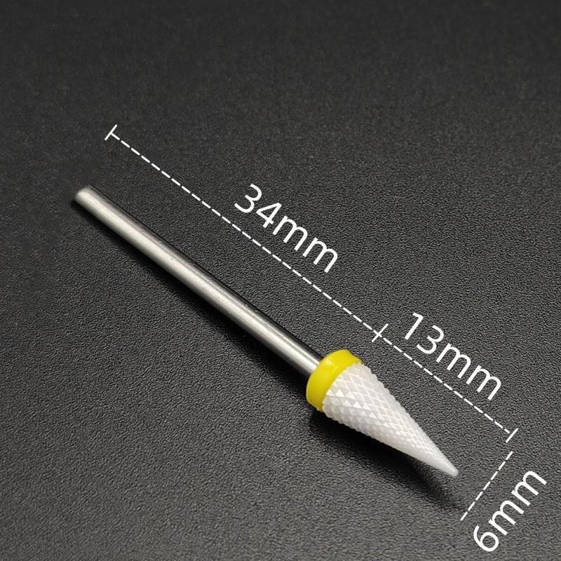 1 Piece Ceramic Nail Art Drill Rotary Cutter Cleaning Device for Nail Art Machine Accessories Removal Nail Gel Tool