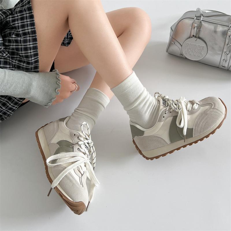 Commuter Classic Explosion Retro White Flat-bottomed Dexun Shoes Women's 2025 New Summer Light Casual Forrest Gump Board Shoes