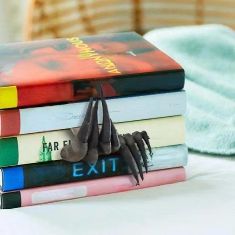 New Devil's Hand Bookmark Devil's Claw Resin Craft Desktop Decoration Suitable Household Education Student Supplies