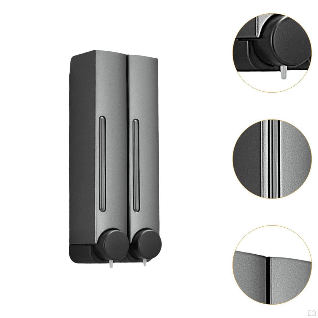Manual Soap Dispenser Wall Mounted Lotion Container Commercial Convenient Shower for