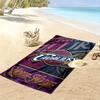 Name Custom Cleveland Cavaliers Logo Print Beach Towel, Large Soft Quick Dry Towel for Beach Camping Swimming