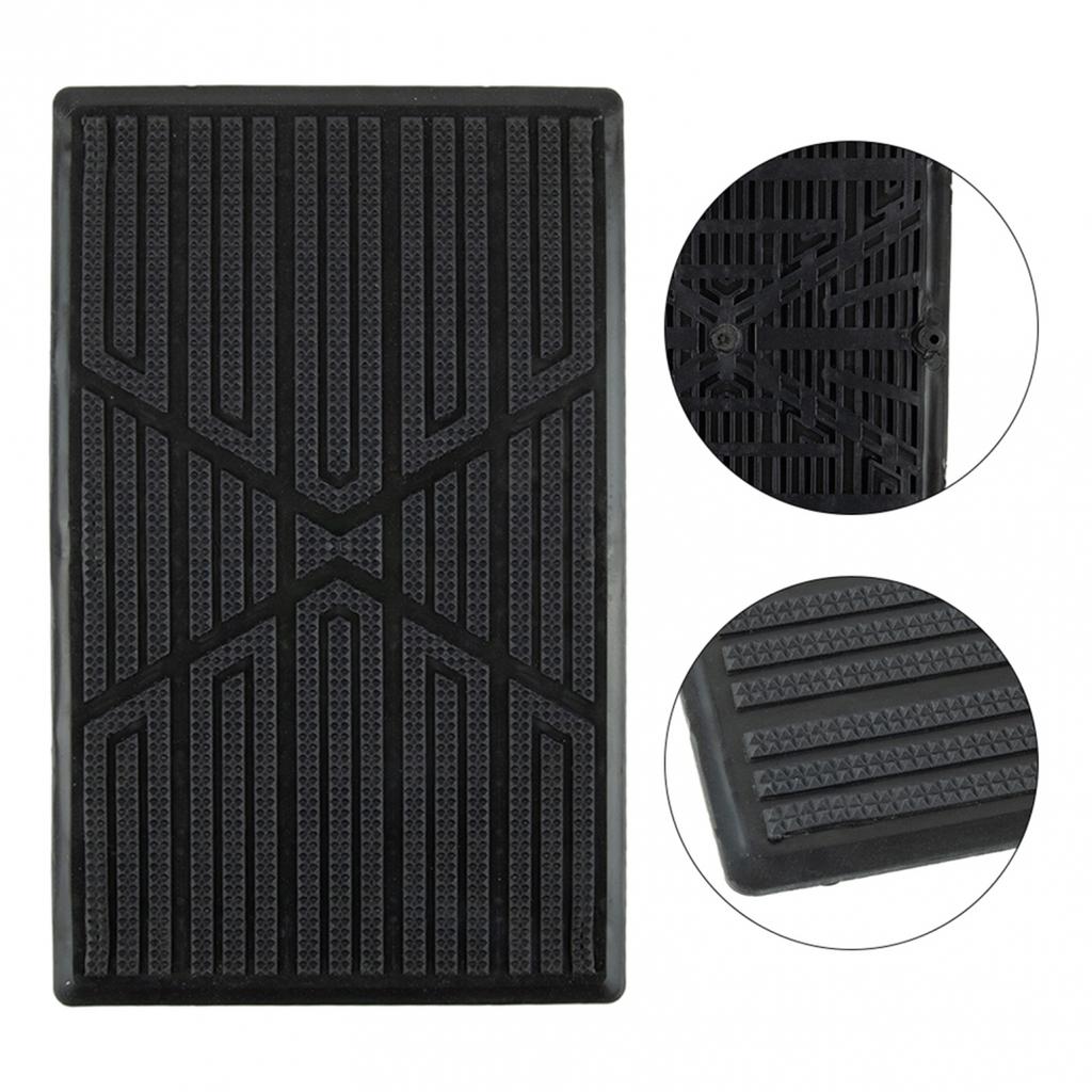 Beige PVC Car Foot Carpet Pad Heel Mat Pedal Patch Cover Mat Easy To Maintain