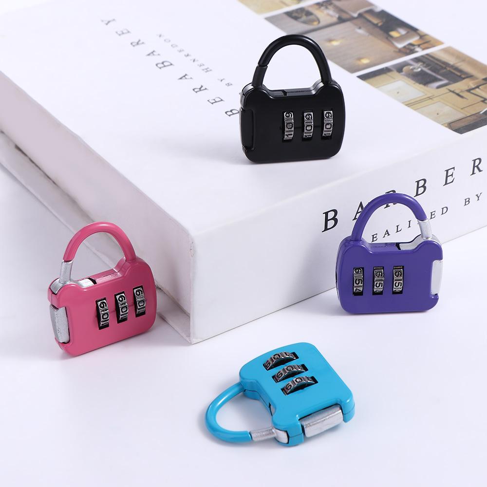 Zinc Zinc Zinc Alloy 1Pcs Student Dormitory Digit Code Password Durable Zipper Lock Padlock Lock Trolley Case