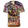 6 Colors Fashion ONE PIECE Cartoon T Shirts for Women Men Summer Clothing Fitness O Neck Man T-shirt Oversized Men T-shirts Tops