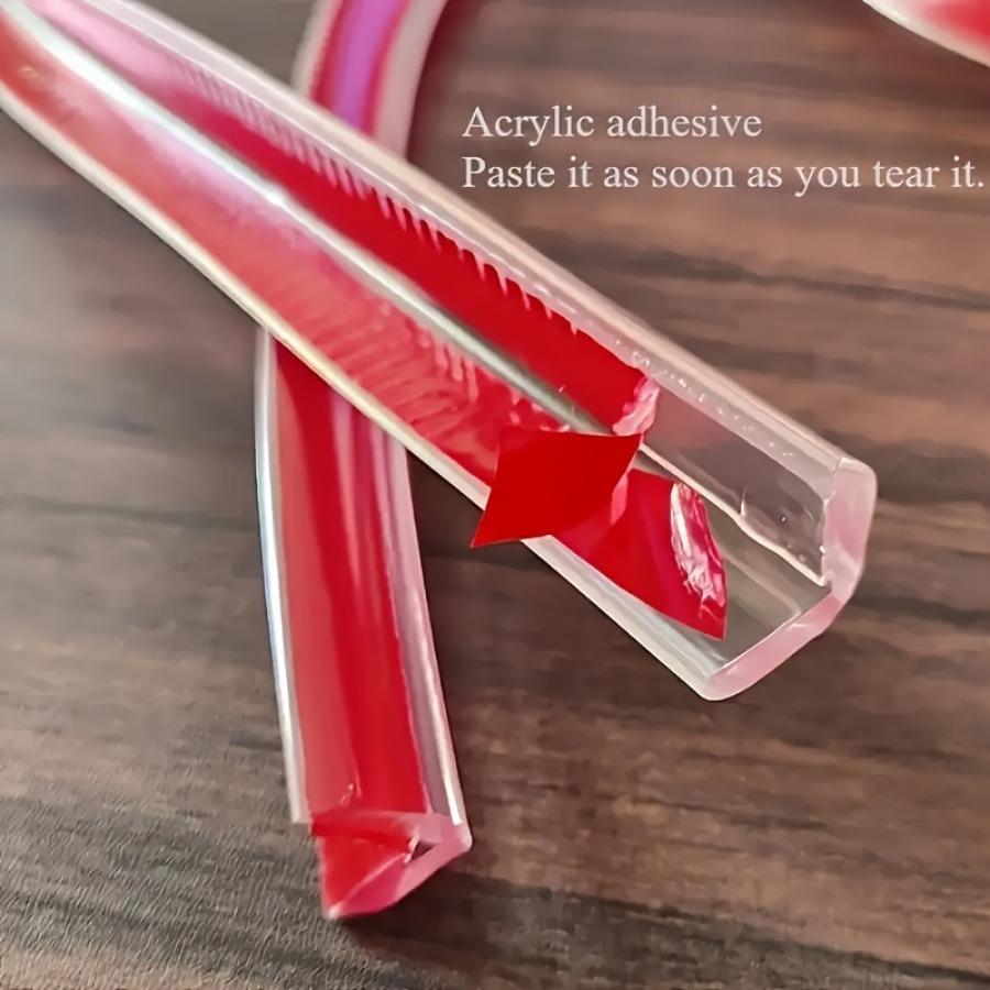 6.6ft Baby Safety Transparent PVC Protection Table Edge Guard Protector Strip Self Adhesive Kids Collision Proof Soft Bumper