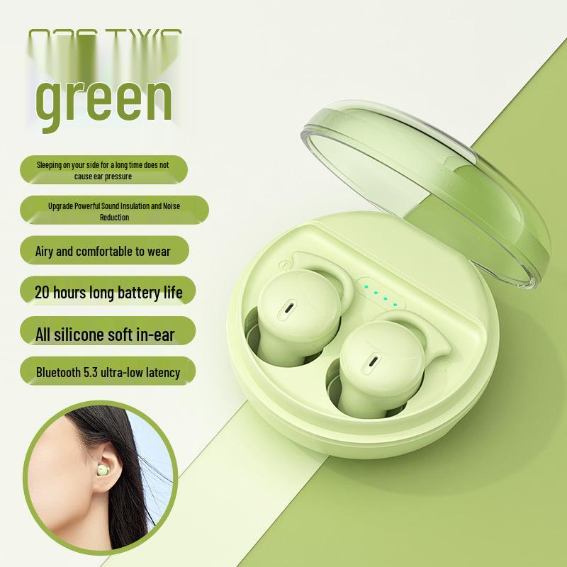 Soft In-Ear Bluetooth Sleep Earphones: Pain-Free, Long-Wearing, Noise-Cancelling for Side Sleeping