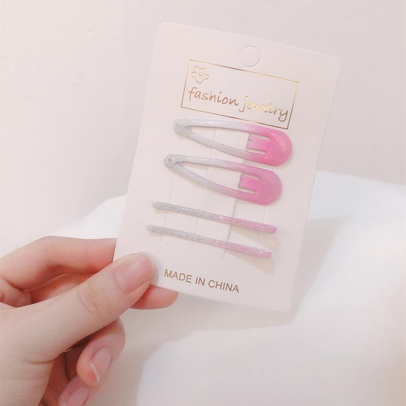 

Милые и милые розовые заколки для волос для девочек, симпатичная боковая заколка и заколка BB с утконосом, идеальные волосы