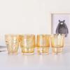 Carp Leaping Dragon Gate 4-Piece Glass Cup Set