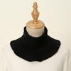 Solid Turtleneck Dickey Collar Pullover Faux Sweater Collar New Knitted Neck Warmer  Daily Layering