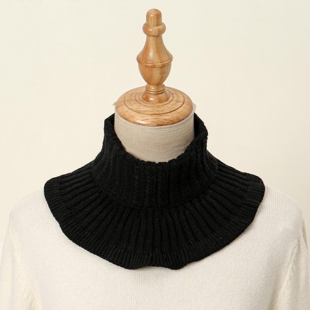 Solid Turtleneck Dickey Collar Pullover Faux Sweater Collar New Knitted Neck Warmer Daily Layering