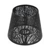 Wrought Iron Lampshade Carved Forest Tree Shaped E27 Mini Lamp Shade for Table Lamp Bedroom Bedside Decor