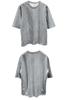 Men's Knit Jacquard Summer Casual Set: Round Neck Pullover & Shorts