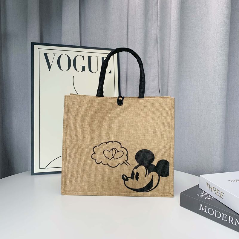 

Canvas Bag Women s Handbag 2025 New Arrival Large Capacity Shopping Bag Burlap Handbag Work Commuter Tote Rice [large]-standard base plate & scent