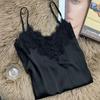 Plus Size Sleeveless Lace Patchwork Camisole - Summer 300 Jin Loose Fit for Women