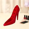 Hoge Hak Schoenen Make-up Tools Houder 3D Geprint Cosmetische Kwast Wenkbrauwpotlood Lippenstift Schoonheidstools Organizer Rek Decoratie