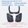 Mudflaps FOR Lifan X60 2011-2015 Mudguards Fender Mud Flap Guard Splash Mudguard Car Accessories Auto Styline Front Rear 4pcs