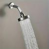360° Rotatable Fixed Rain Shower Head Anti-Clog Plastic Nozzles High Flow Bathroom Head Only