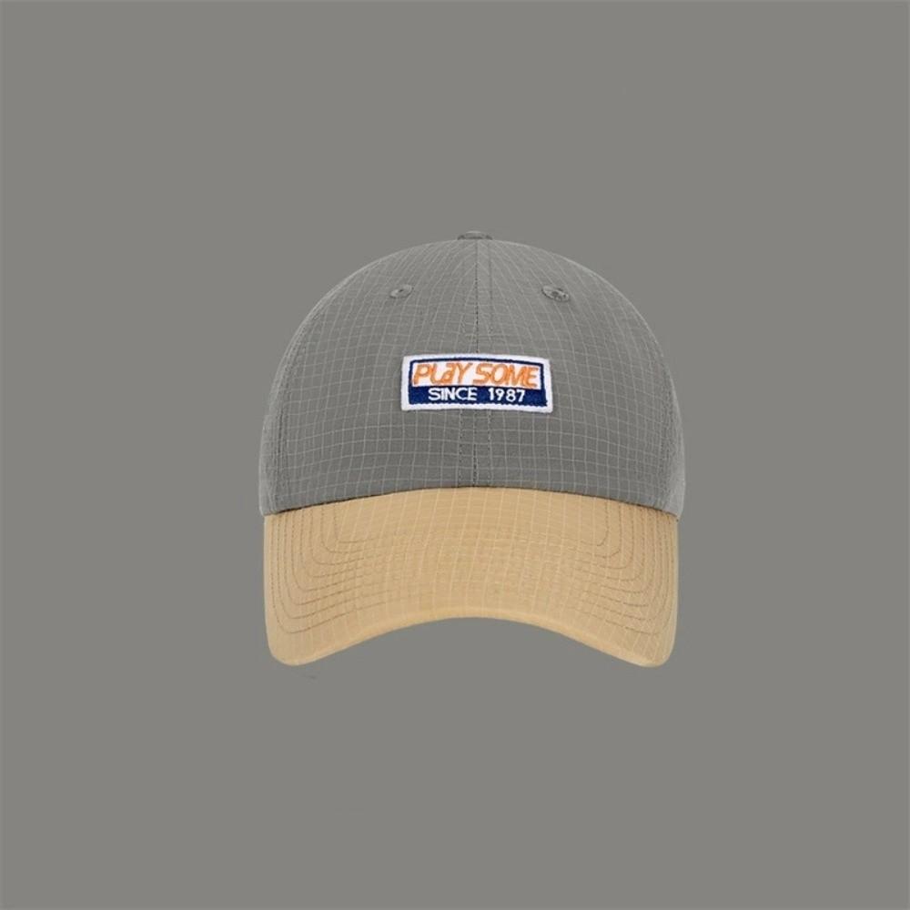 

Тонкая бейсболка, кепка с козырьком от солнца, модная летняя шляпа от солнца серый