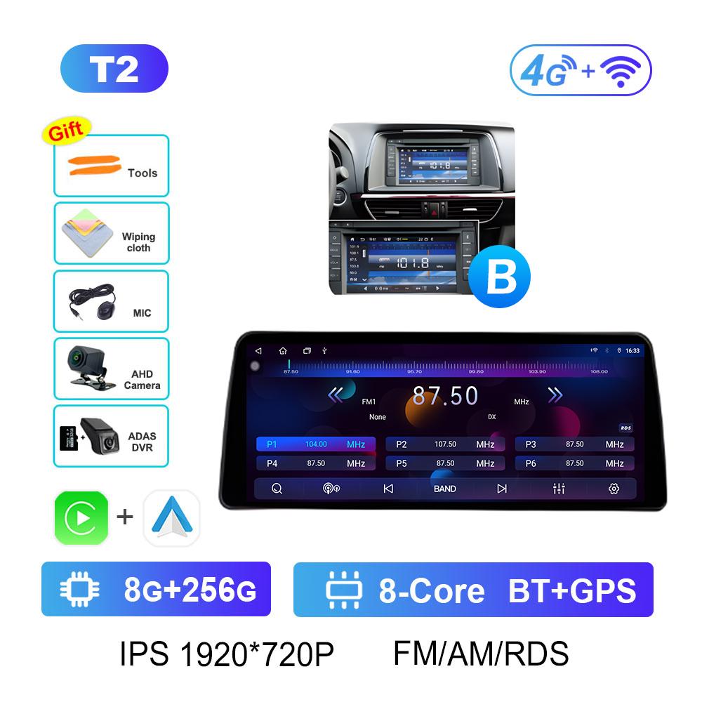 for Mazda ATENZA 2014 2015 - 2016 Car Multimedia Video Radio Player Wireless Carplay GPS Navigation Accessories Cooling fan WIFI