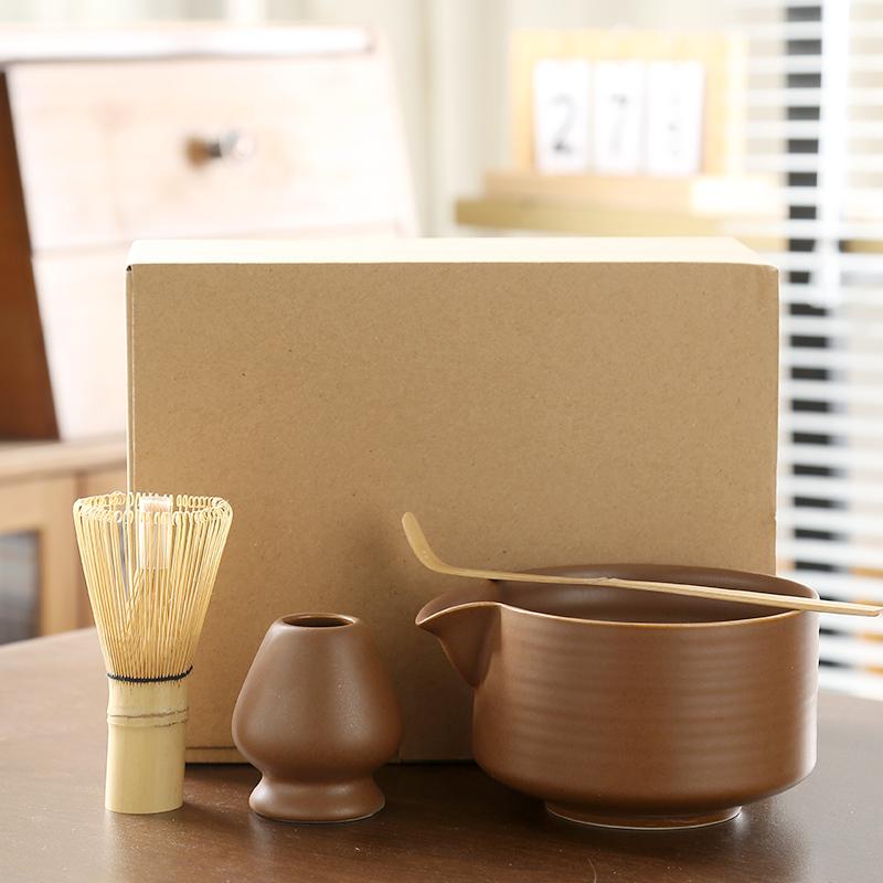 Japanese Matcha Tea Set Whisk Stand Tea Ceremony Matcha Bowl Grinder Brushes Tea Tools Holder Tea-making Tea Accessories