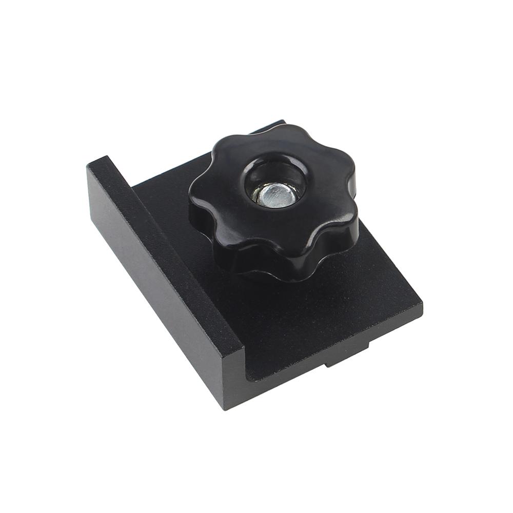 

For 19mm/30mm T-Track Stop Kit Woodworking Workbench Positioning Clamp Tool Aluminum Alloy Baffle Plate Planing Stop Board