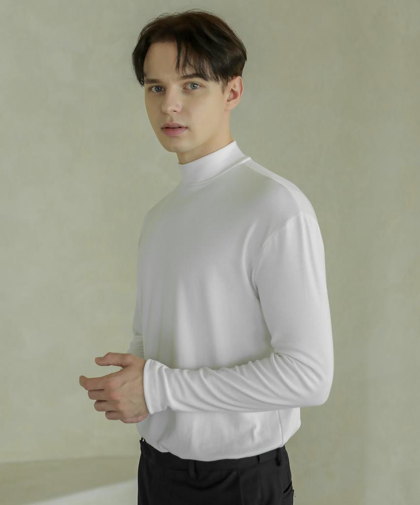 ESN [Set] Half Turtleneck Knit T-Shirt (Type B)