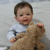 NPK 24 pollici Reborn Baby Boy Yannik Vinile Silicone Realistico Babies Giocattoli per Bambini Ragazza Regalo di Compleanno
