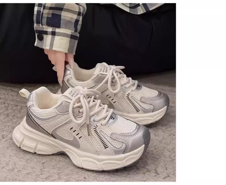 Spring/Autumn 2025 Girls' Casual Breathable Sneakers - Student & Children's Running Shoes