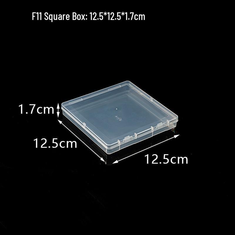 Rectangular Translucent PP Plastic Storage Box with Lid for Jewelry and Small Parts