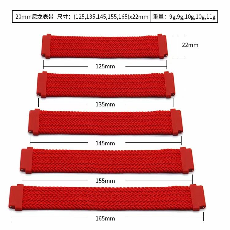 Buy Nylon strap braided Solo Loop for Samsung Gear S3 Frontier 20mm 22mm  Huawei Watch GT2 Galaxy Watch 3 45mm 46mm 42mm active 2 band elastic  bracelet at affordable prices — free