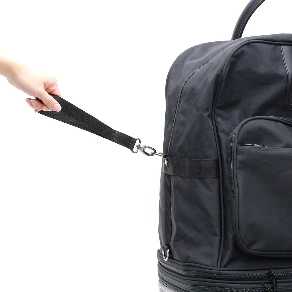 Available in 4 Stable running with 9 wheels and 5 casters Giant Carry Bag Monster Suitcase Black [Siffle] Flexible! capacities! 3.9kg