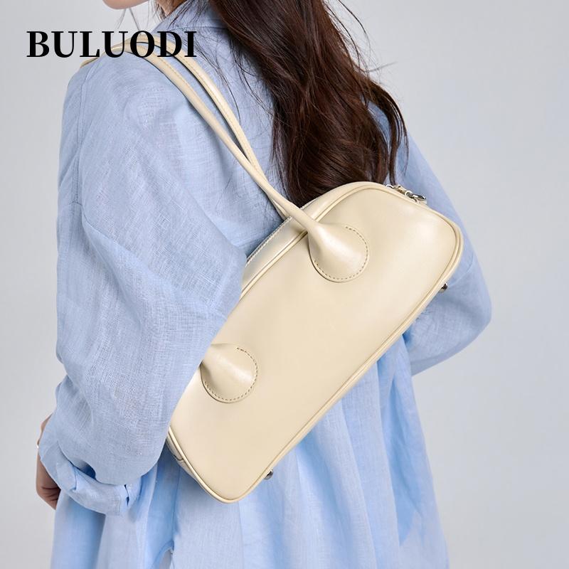 Women's Fashiable baguette bags Ladies genuine leather shoulder bag luxurious designer bags casual commuting bag