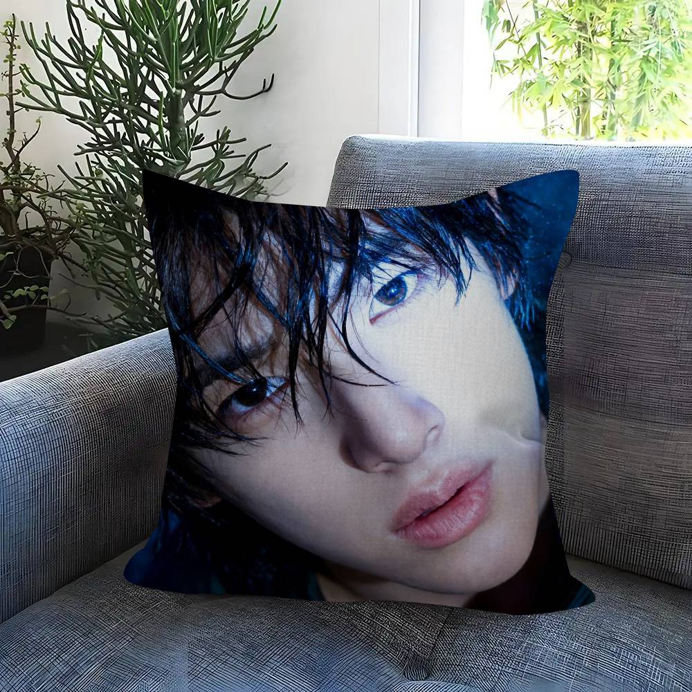 Singer J-J-Juhoon Korean Idols Pillow Cover Design Cushion Cover Decor Holiday Decorati