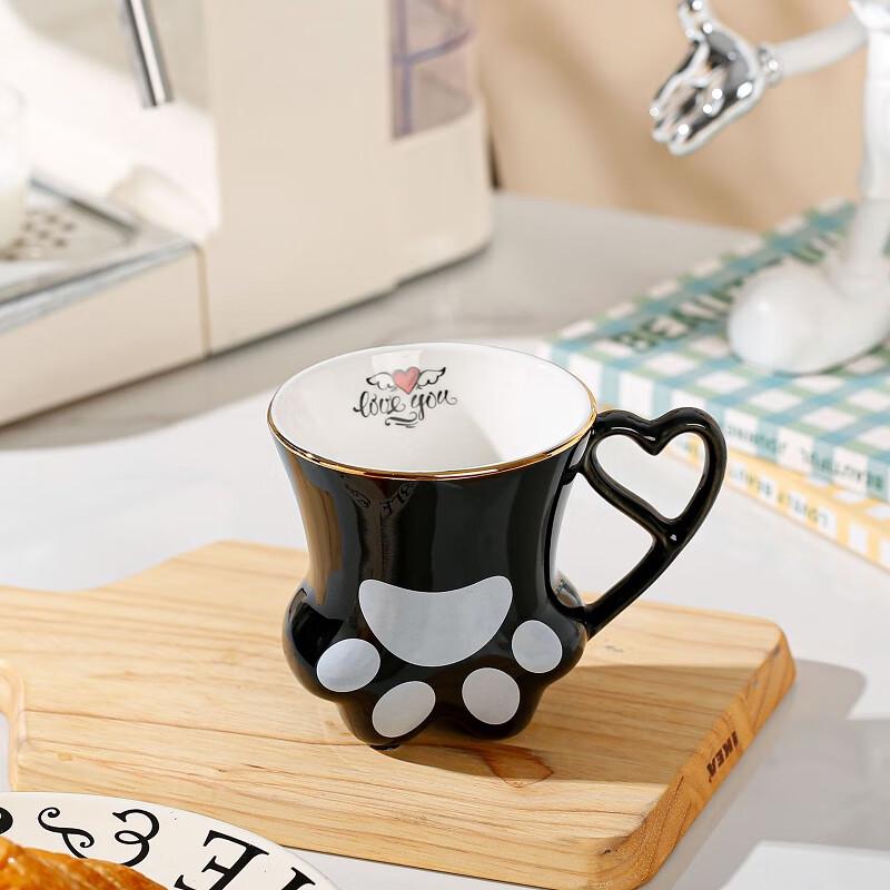 Creative Cat Claw Ceramic Mug with Customizable Logo E411