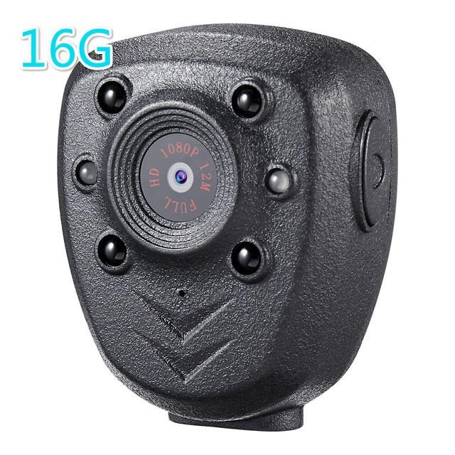 High Quality Mini Camera HD1080P Sports Video Recorder Built-in 32GB Memory Card Wearable Police Camera with Night Vision Function