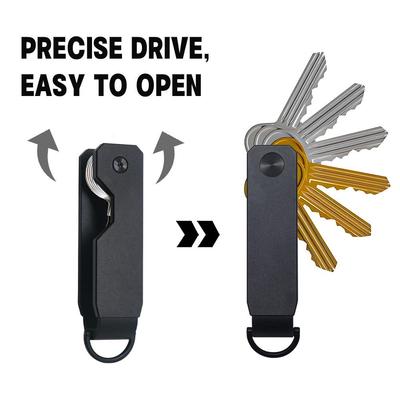Multi-Function Aluminum Alloy Key Storage Clip
