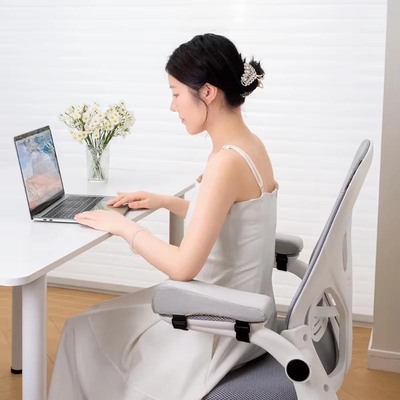 1/2Pcs Chair Armrests For General Office Use. Ergonomic Chair Armrests Designed To Relieve Pressure On Elbows And Forearms
