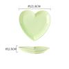 Nordic Irregular Heart-shaped Ceramic Dinner Plate Breakfast Dessert Bowl Exquisite Heart Dinner Dish Kitchen Utensils Art Decor