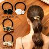 Retro Gold Geometric Hair Clips and Ponytail Ties