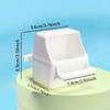 1pc-Hanging Bird Feeders for Cage Plastic Food Container with Perch for Parakeets
