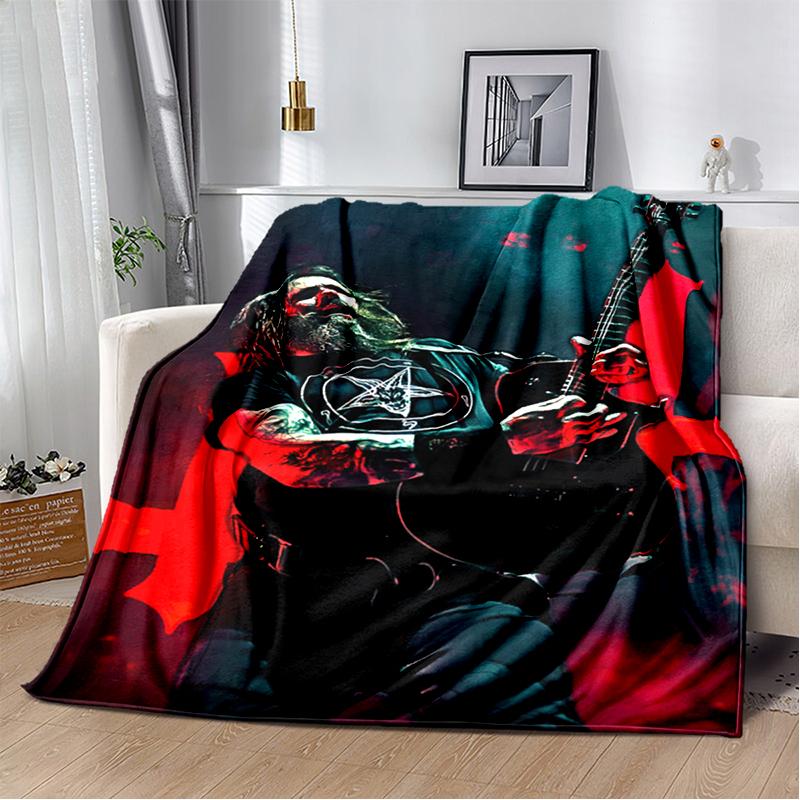 2025 New Style Slayer Heavy Metal Band Sign Blanket,Soft Throw Blanket for Home Bedroom Bed Sofa Travel Cover Kid Gift