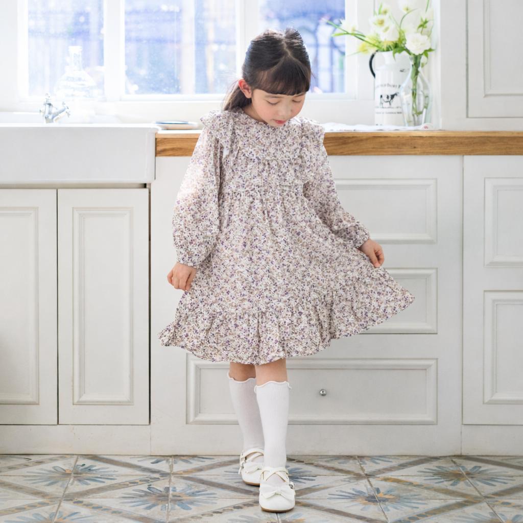 [Babyzzam] Angel Ribbon Flats White [BB461-10001]