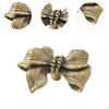 Bow Drawer Handle Cabinet Vintage Brass Door Knob for Cupboard Living Room