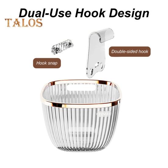 Wall Storage Box Punch-free Save Space Anti-crack Convenient Wall-mounted Kitchen Wall Storage Box Household Supplies