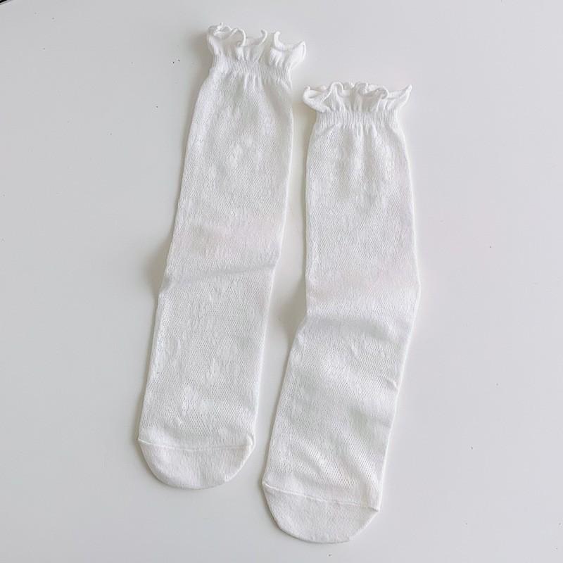 

Новые хлопковые носки средней длины с шахматным узором и ромбовидным узором в виде медведя — весенне-осенний стиль для женщин в колледже One Size