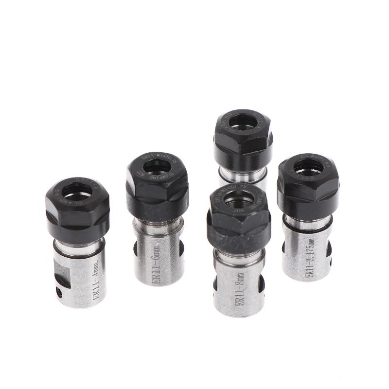 ER11 Chuck Collet Spindle Motor Shaft Extension Rod Spindle Chuck Tool Set Spindle Rod 3mm 3.175mm 4mm 5mm 6mm
