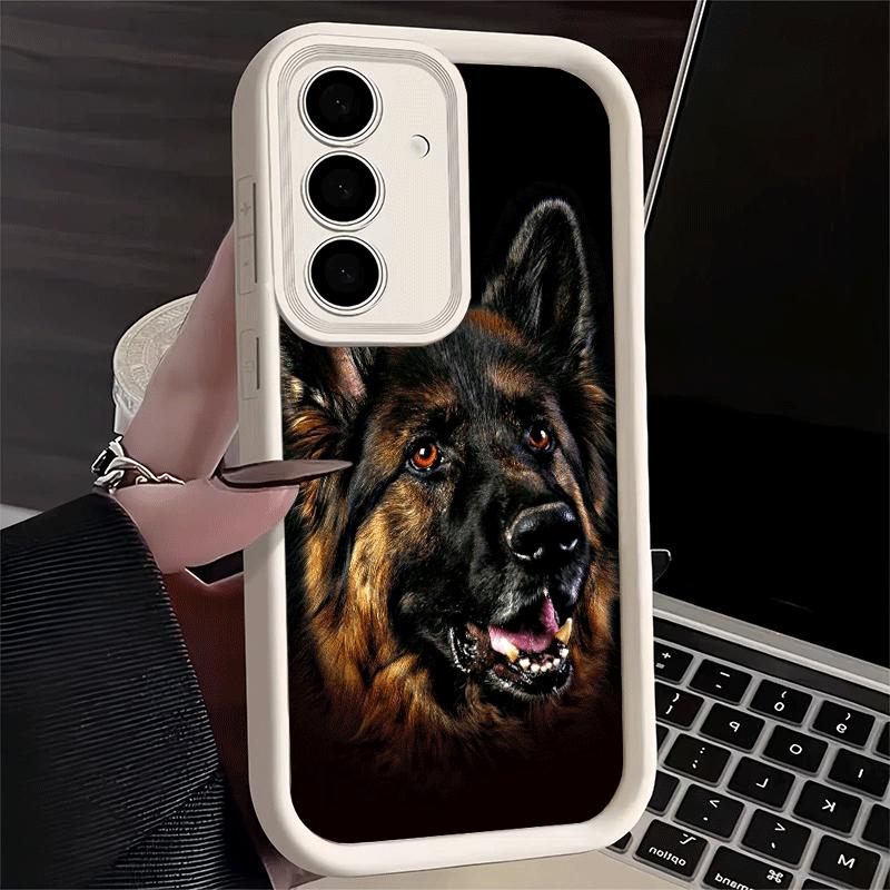 

Phone Case for Samsung Galaxy S26 S25 Ultra S24 FE German Shepherd Dog Shell S23 Plus S22 + S21 S20 5G Soft Silicone Funda Samsung S25